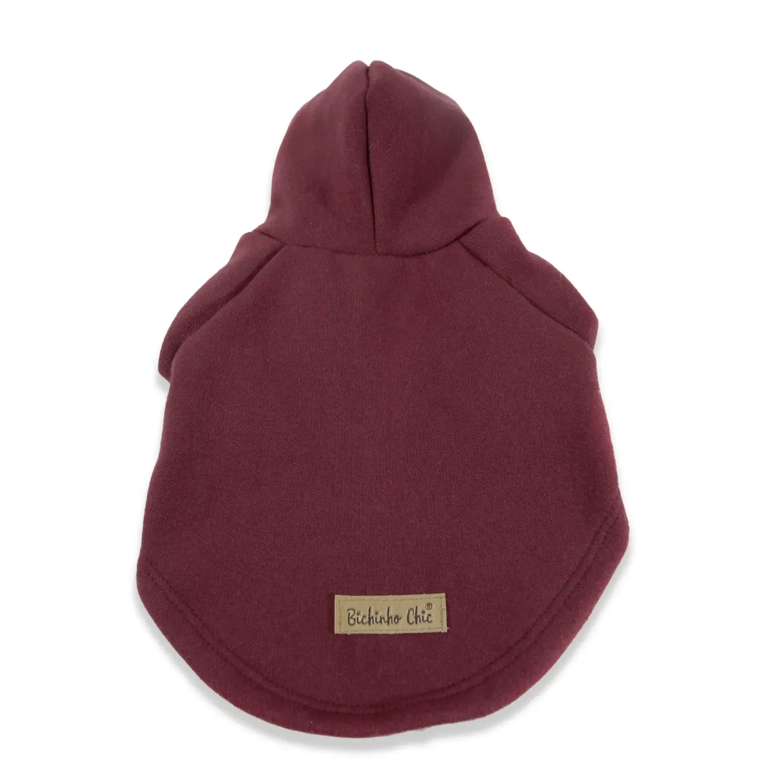 Blusão de Moletom Bichinho Chic Vinho - Imagem 13