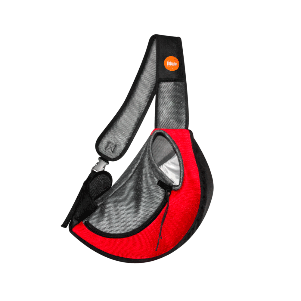 Bolsa Sling CãoGuru Tubline Vermelha