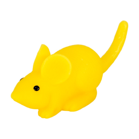 Brinquedo Ratinho Vinil LCM Amarelo
