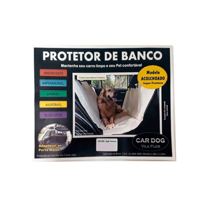 Capa para Banco de Carro Super Premium Marinho Vila Flor
