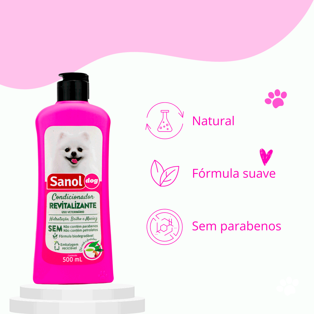 Condicionador Revitalizante para Cães Sanol - Imagem 7