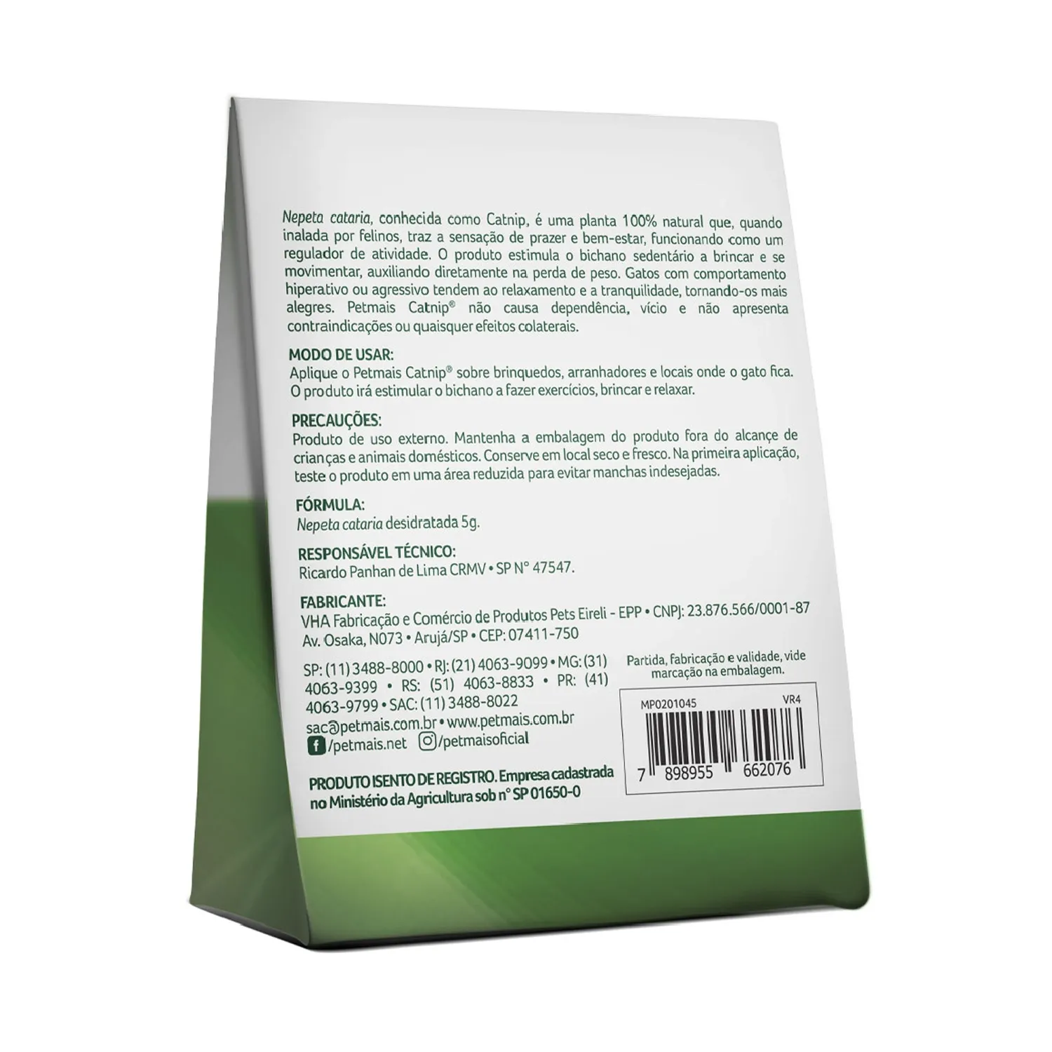 Catnip Premium Erva do Gato Petmais - Imagem 2