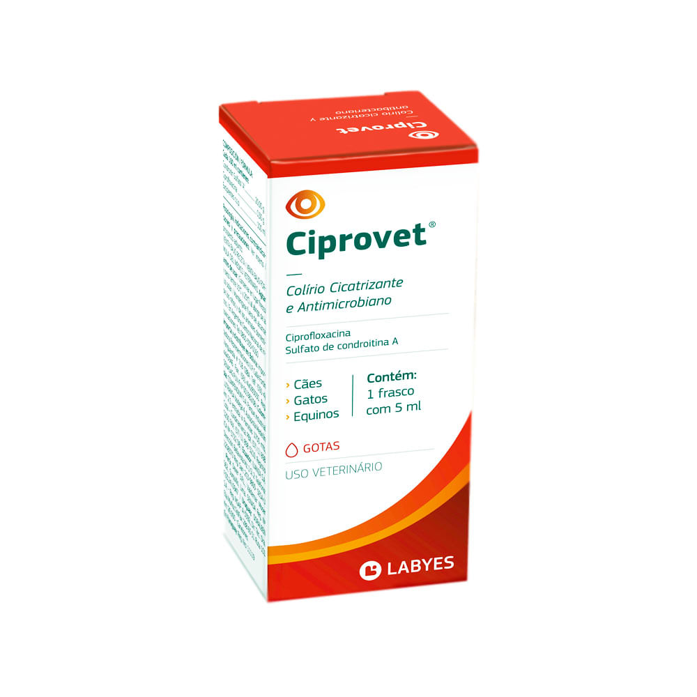 Ciprovet Colírio para Cães e Gatos