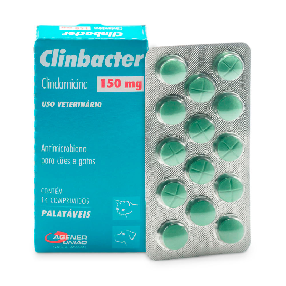 Clinbacter 150mg Antimicrobiano para Cães e Gatos - Imagem 2