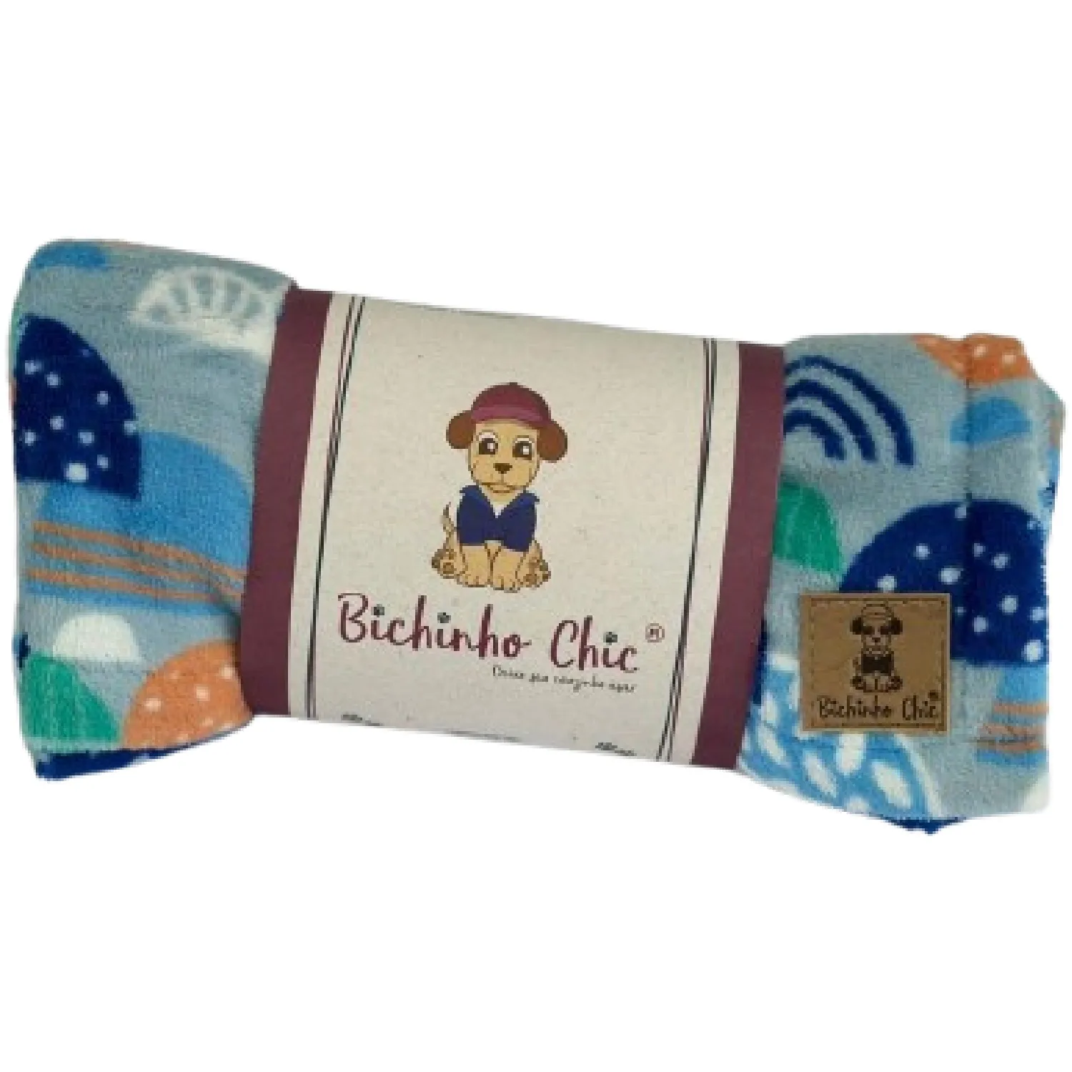 Cobertor Basic Bichinho Chic Azul