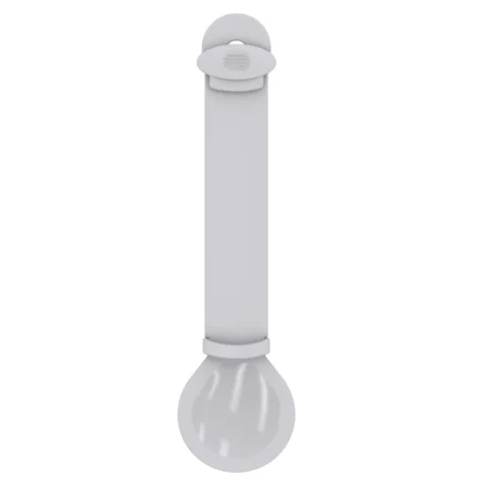 Colher para Petisco Cremoso para Gatos Plastpet Cinza