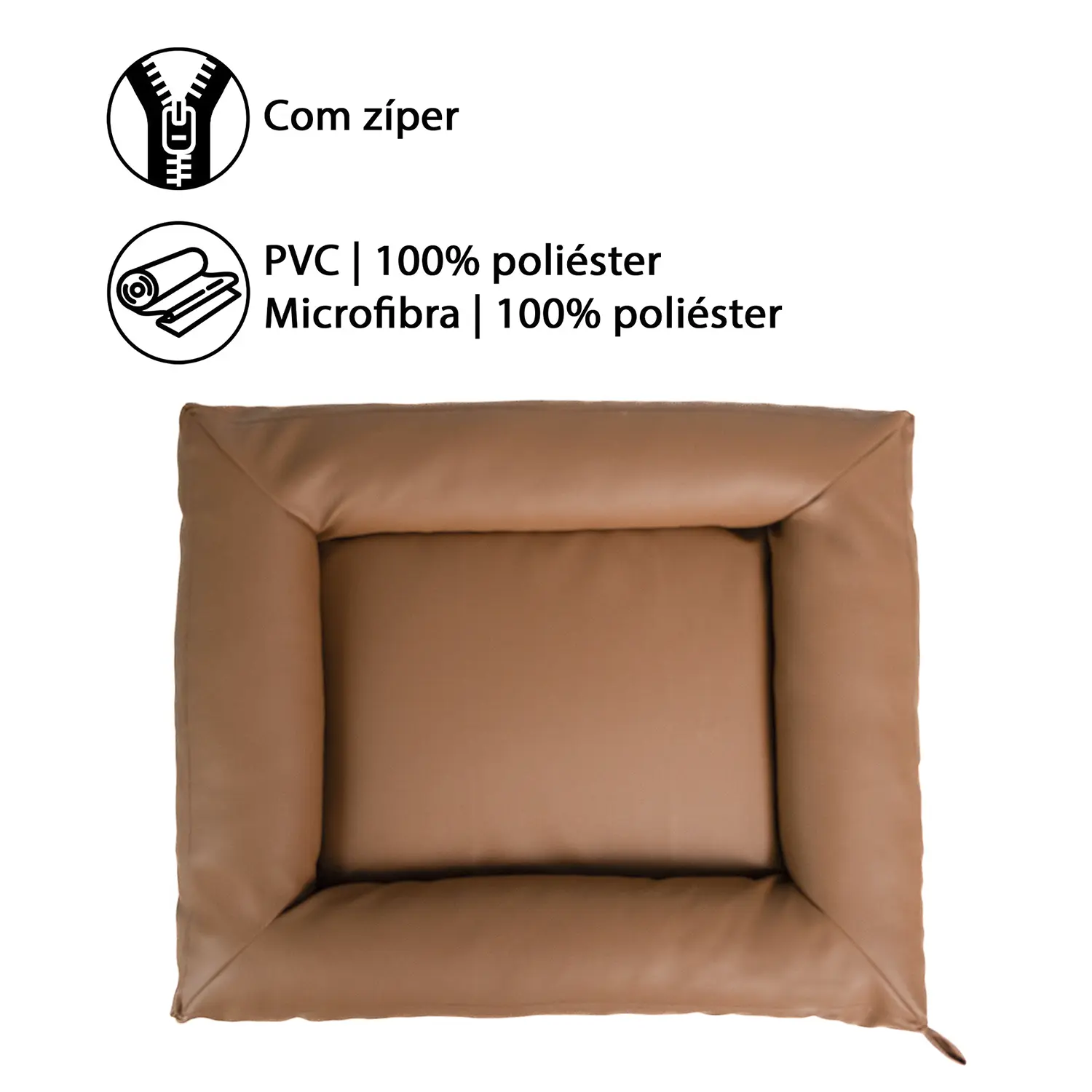 Cama Flat Cordoba Fábrica Pet Marrom - Imagem 7