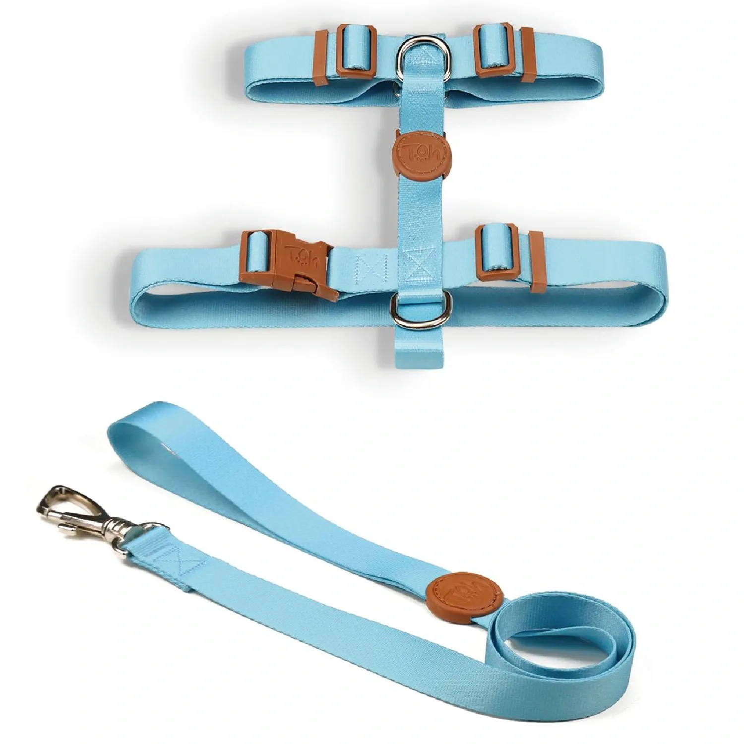 Conjunto Peitoral H com Guia Toh Azul - Imagem 5
