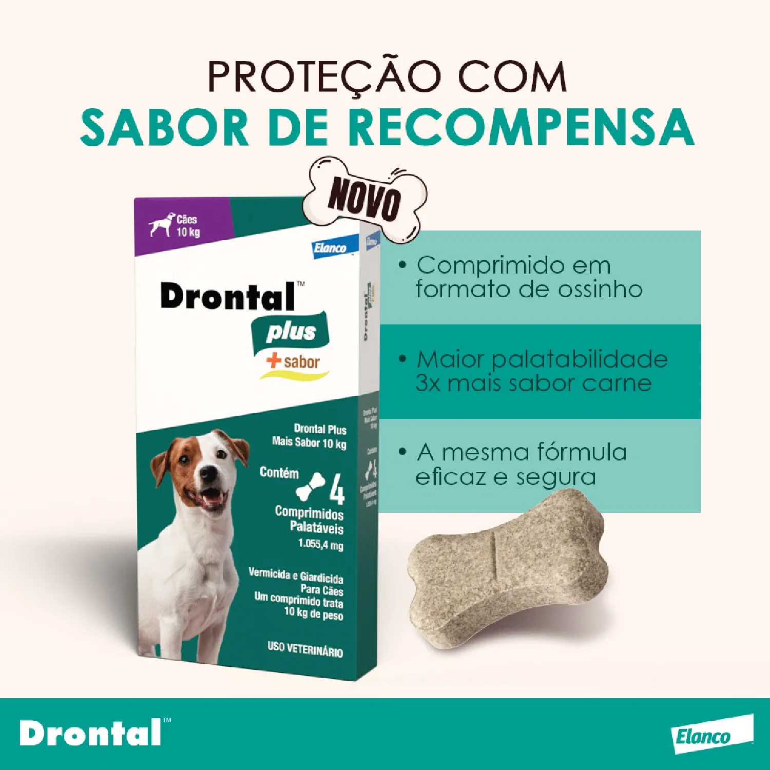 Vermífugo Drontal Plus + Sabor para Cães 10kg - Imagem 18