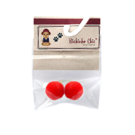 Enfeite Pom Pom para Cães Bichinho Chic
