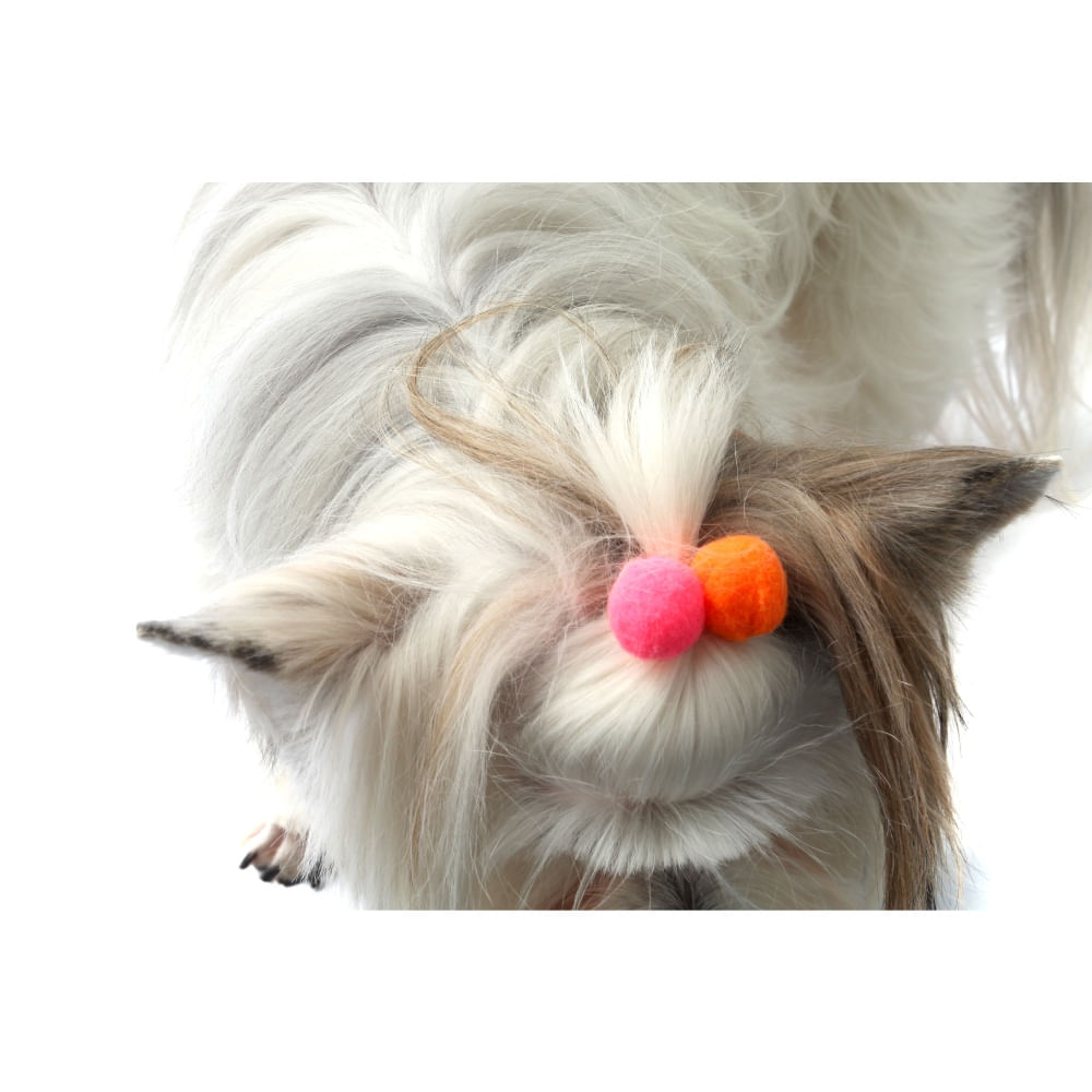 Enfeite Pom Pom para Cães Bichinho Chic - Imagem 12