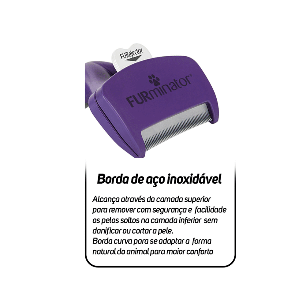 Furminator Médio/Grande para Gatos de Pelo Longo - Imagem 8