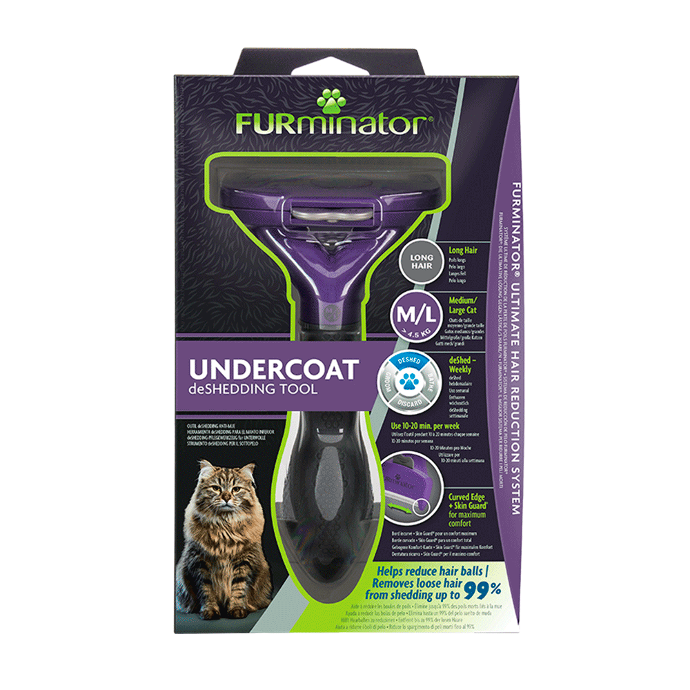 Furminator Médio/Grande para Gatos de Pelo Longo - Imagem 2