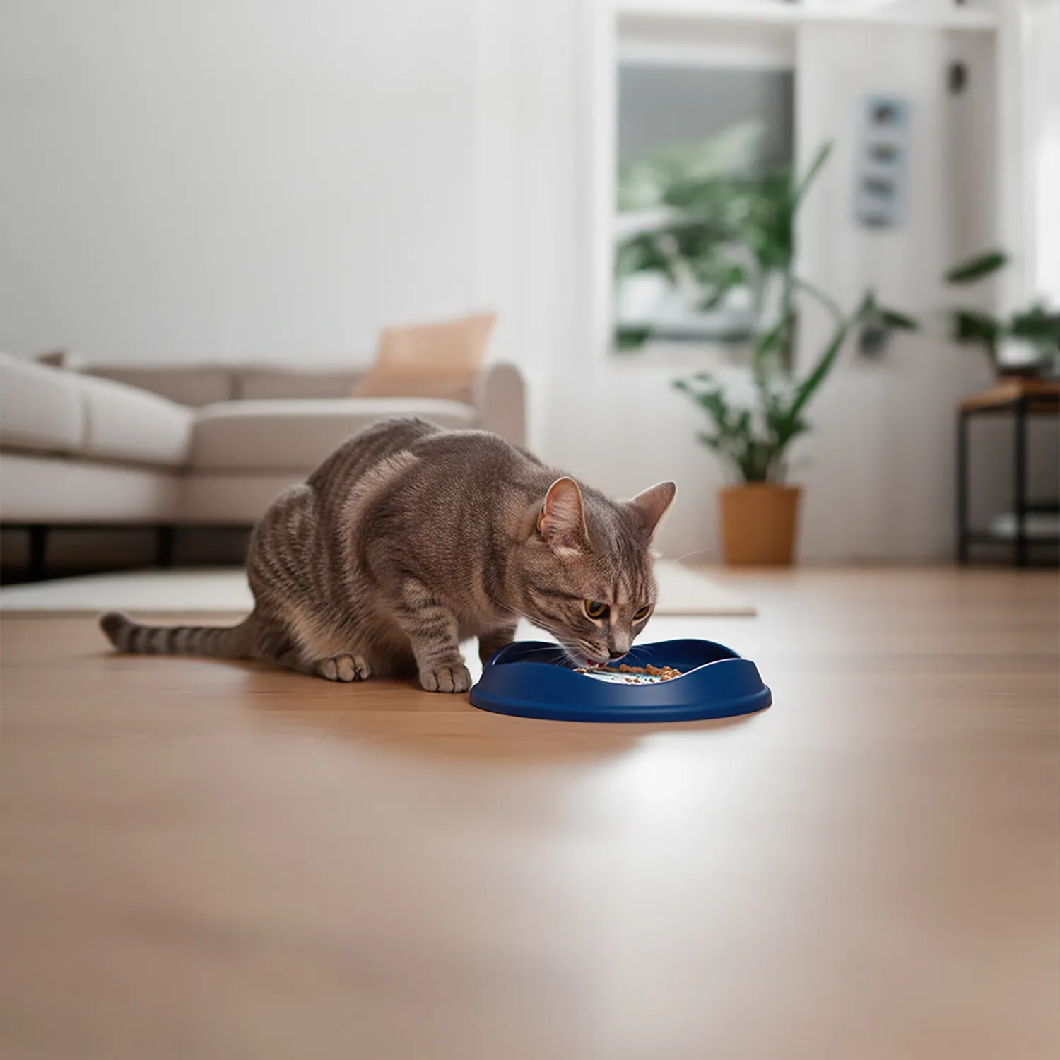 Comedouro Raso para Gatos Stark Pet Azul - Imagem 7