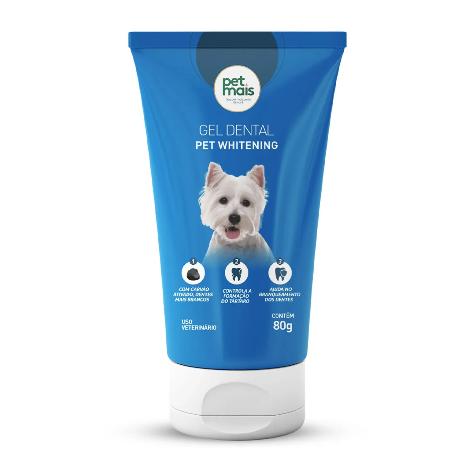 Gel Dental Pet Whitening Branqueador Petmais - Imagem 2