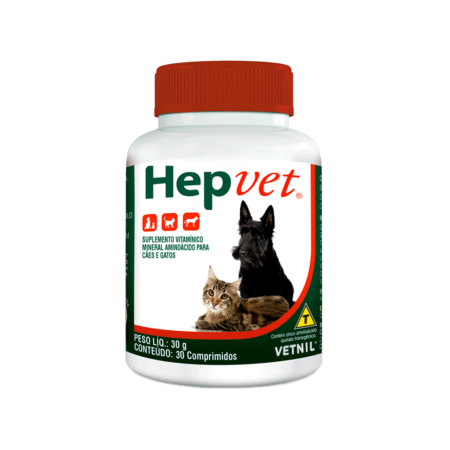 Hepvet Suplemento Vitamínico para Cães e Gatos