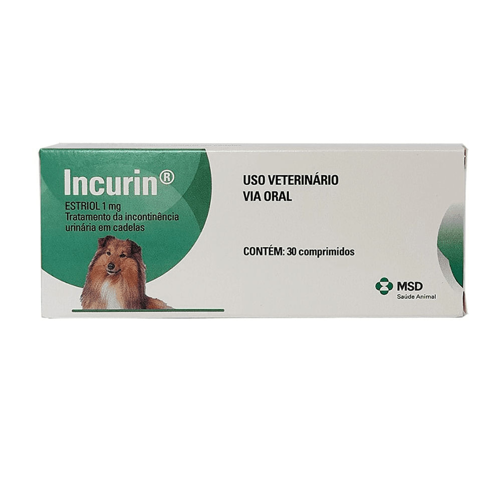 Incurin Incontinência Urinária em Cadelas