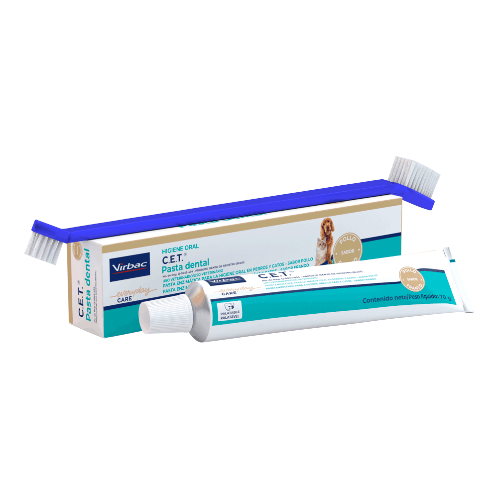 Kit C.E.T. Higiene Oral Pasta Escova + Necessaire Virbac - Imagem 4