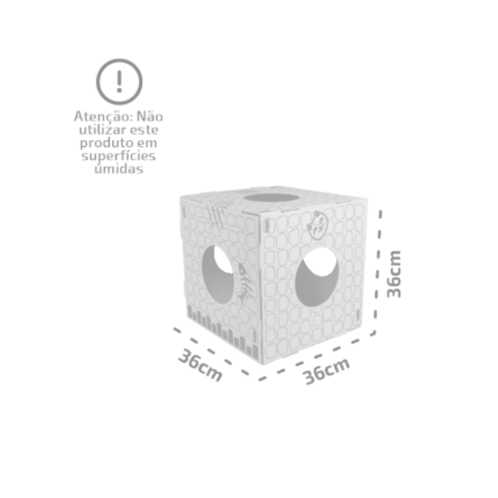 Kit Gatô 2 Cubos Papelão Tubline - Imagem 2