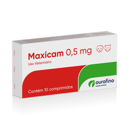 Maxicam 0,5 mg Anti-inflamatório para Cães e Gatos