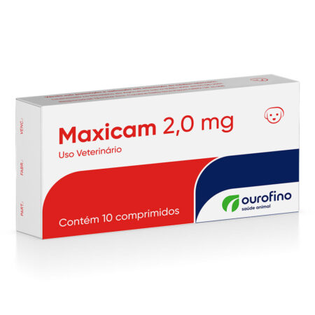 Maxicam Ourofino 2mg Anti-inflamatório para Cães