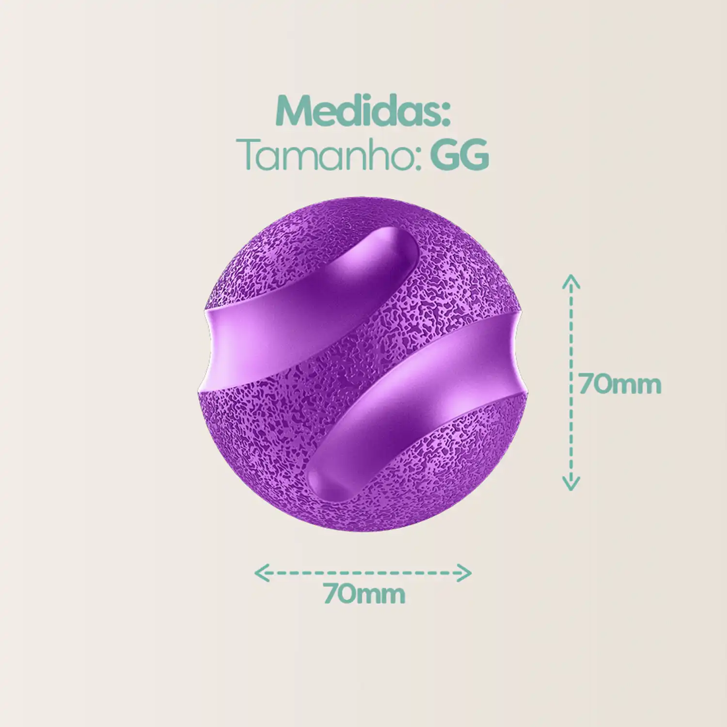 Brinquedo Bola Maciça Slim Ball Stark Pet Roxo - Imagem 19