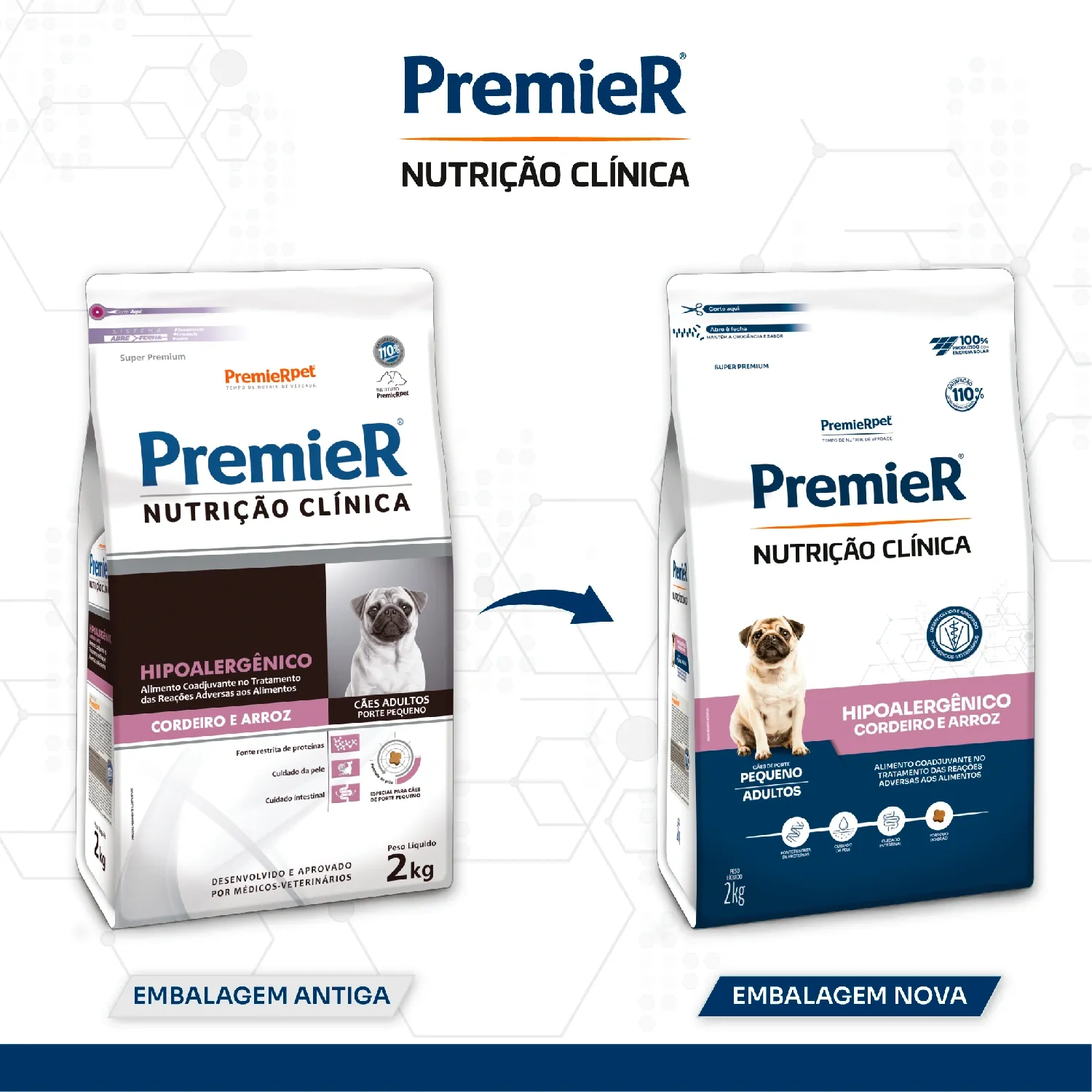 Ração Premier Nutrição Clínica Hipoalergênico Cães Pequeno Porte Cordeiro e Arroz - Imagem 3