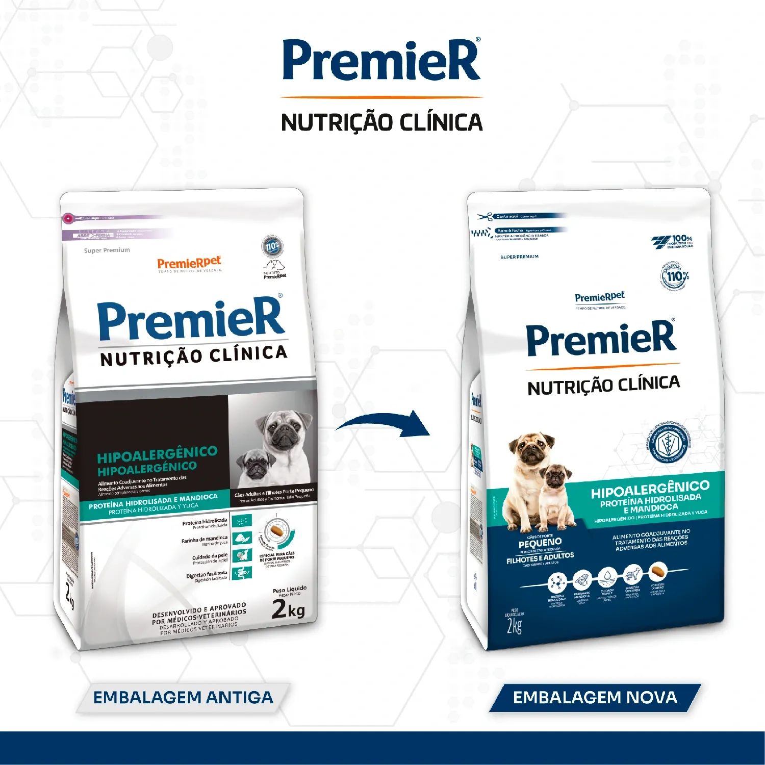 Ração Premier Nutrição Clínica Hipoalergênico Cães Raças Pequenas Proteína Hidrolisada - Imagem 6