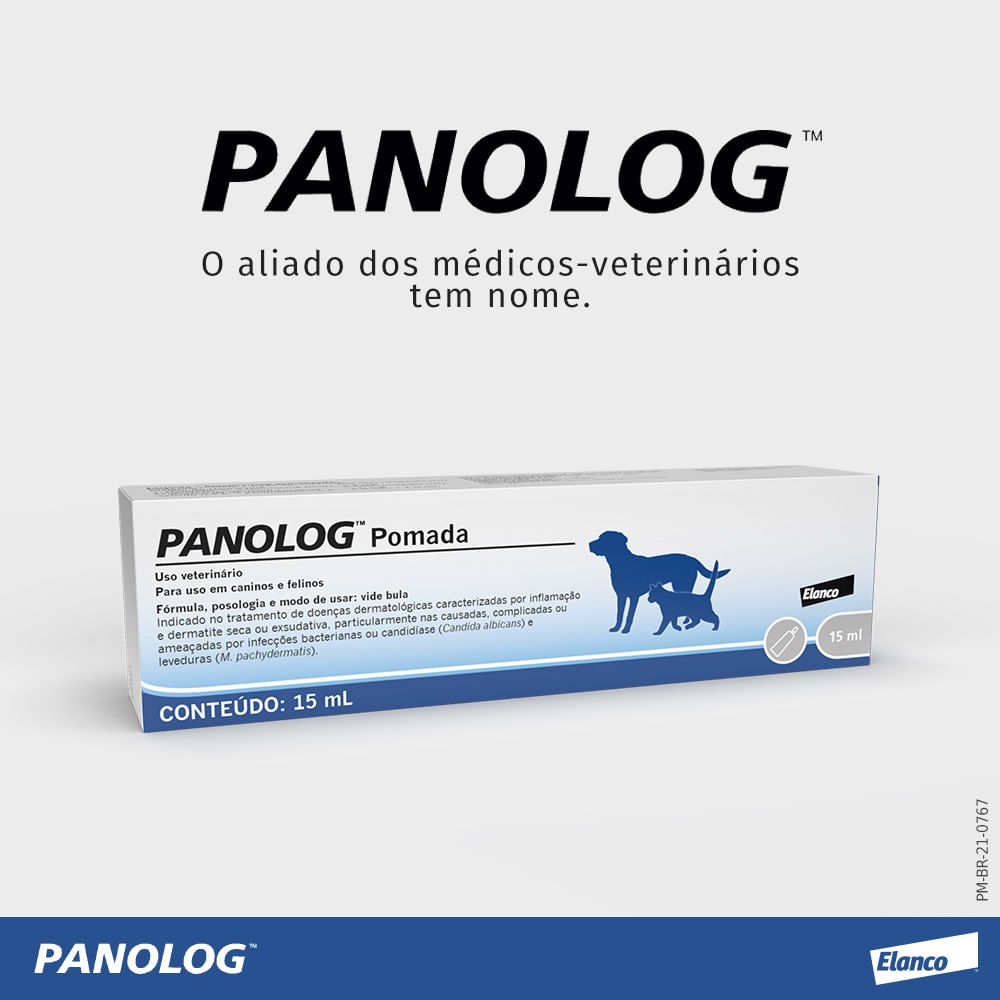 Panolog Pomada Dermatológica para Cães e Gatos - Imagem 6