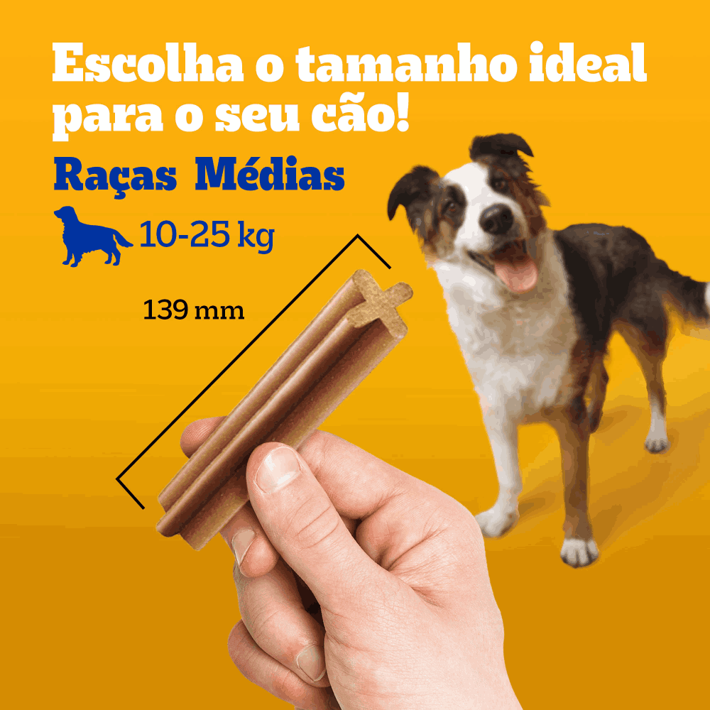 Petisco Pedigree Dentastix Cuidado Oral Cães Adultos Raças Médias - Imagem 5