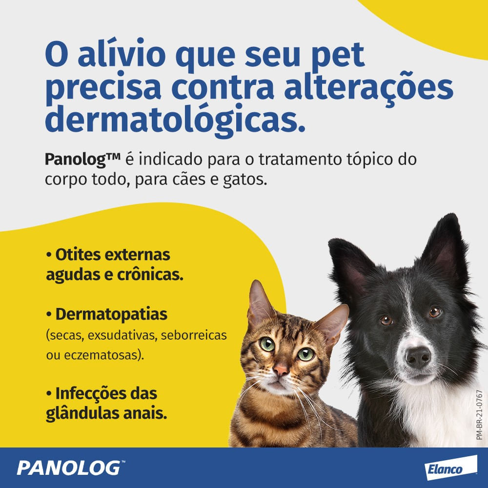 Panolog Pomada Dermatológica para Cães e Gatos - Imagem 2