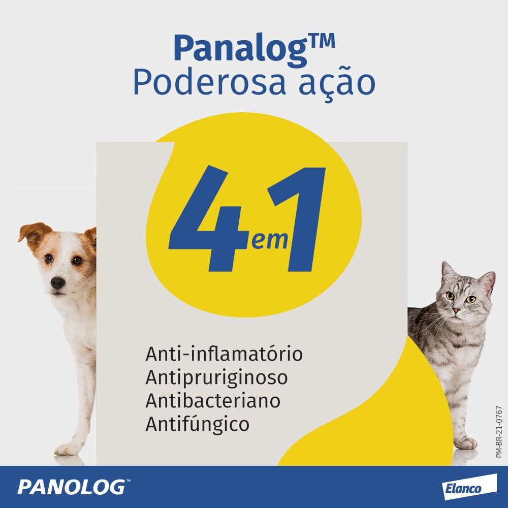 Panolog Pomada Dermatológica para Cães e Gatos - Imagem 3