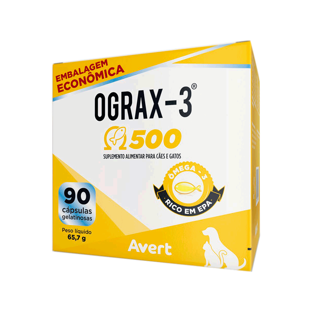Ograx-3 500mg para Cães e Gatos Avert - Imagem 2
