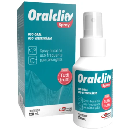 Oralclin Spray Bucal para Cães e Gatos Tutti-Frutti