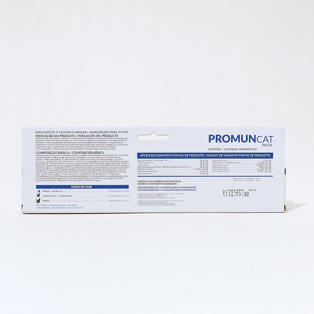 Organnact Promun Cat Pasta Suplemento para Gatos - Imagem 2
