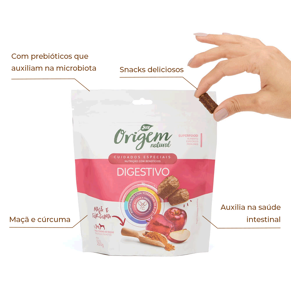 Petisco para Cães Origem Natural Cuidados Especiais Digestivo - Imagem 7