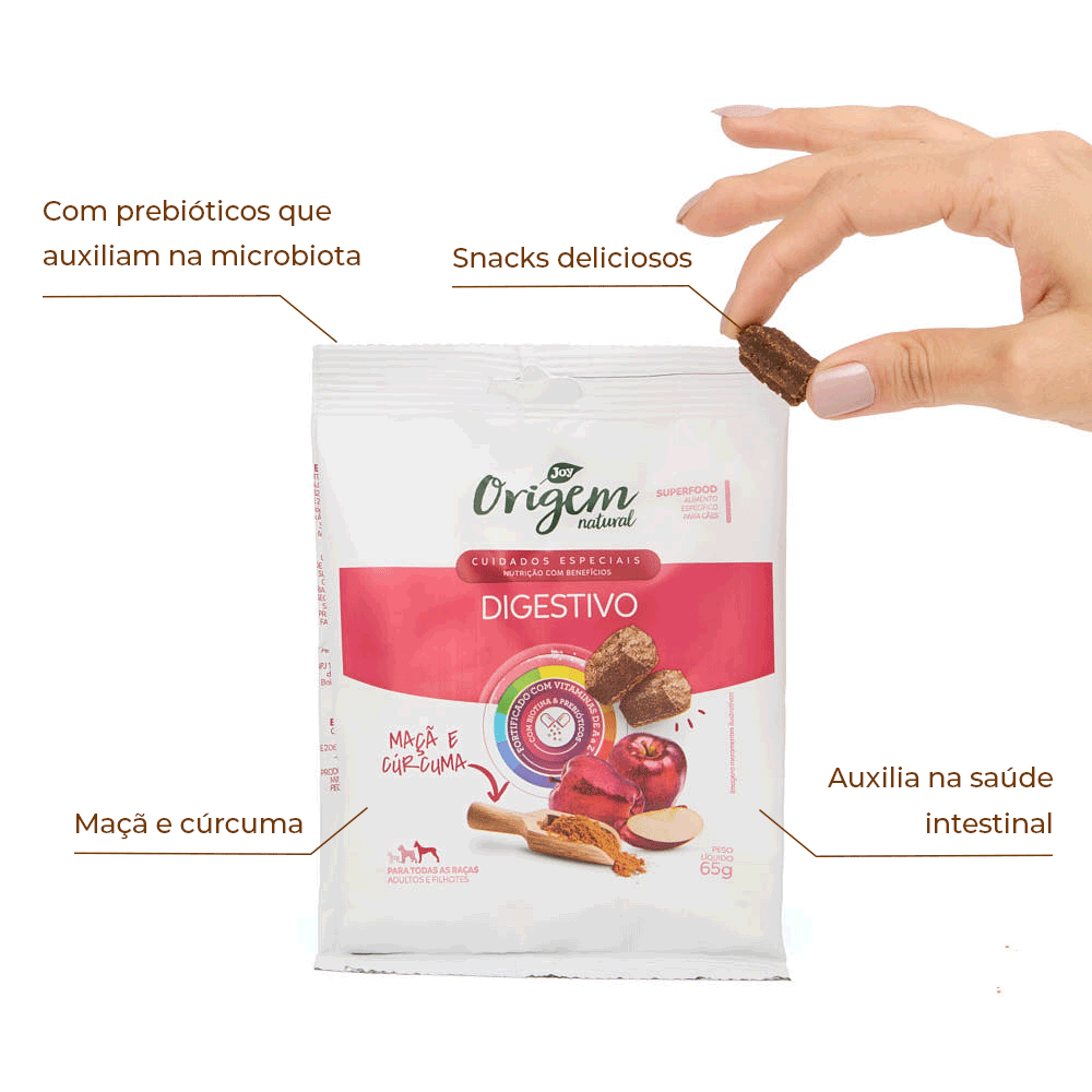 Petisco para Cães Origem Natural Cuidados Especiais Digestivo - Imagem 2