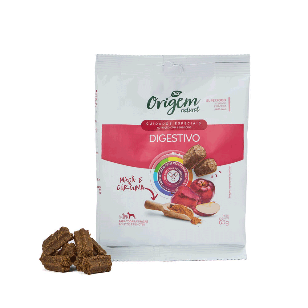 Petisco para Cães Origem Natural Cuidados Especiais Digestivo - Imagem 3