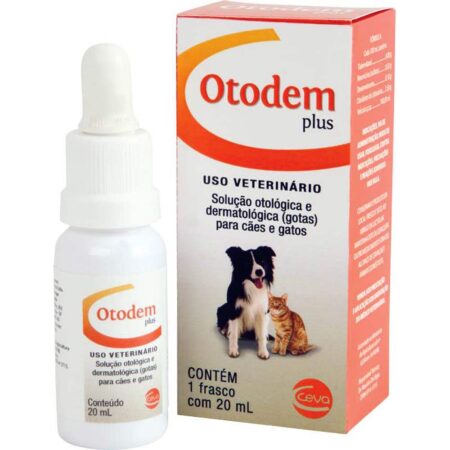 Otodem Plus Solução Otológica e Dermatológica