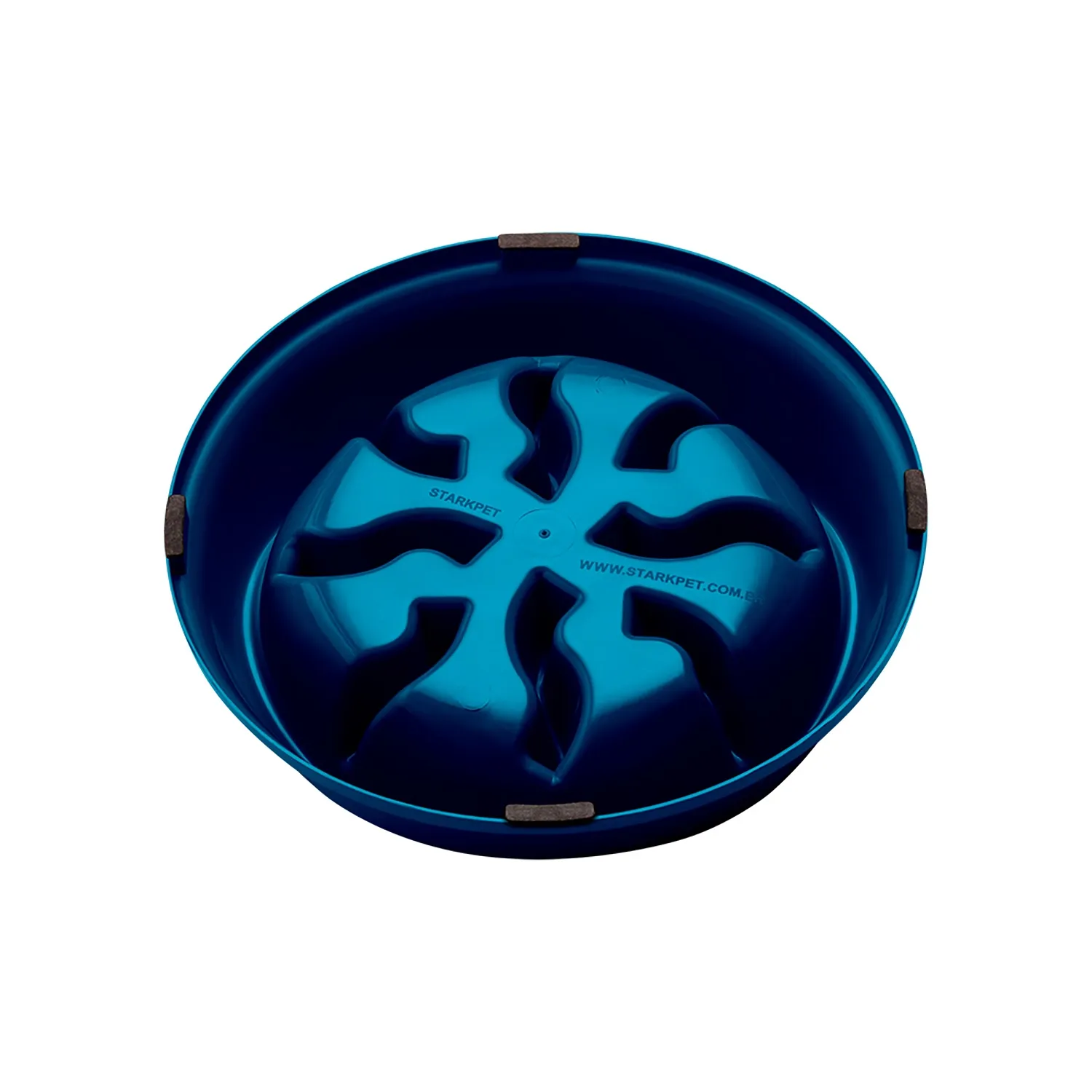 Comedouro Lento com Labirinto Stark Pet Azul - Imagem 3
