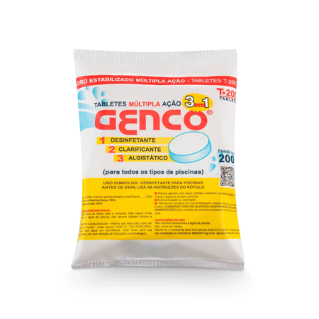 Pastilha Genco Tablete Múltipla Ação 3 em 1