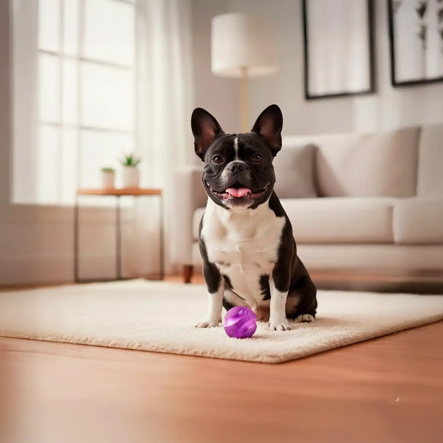 Brinquedo Bola Maciça Slim Ball Stark Pet Roxo - Imagem 13