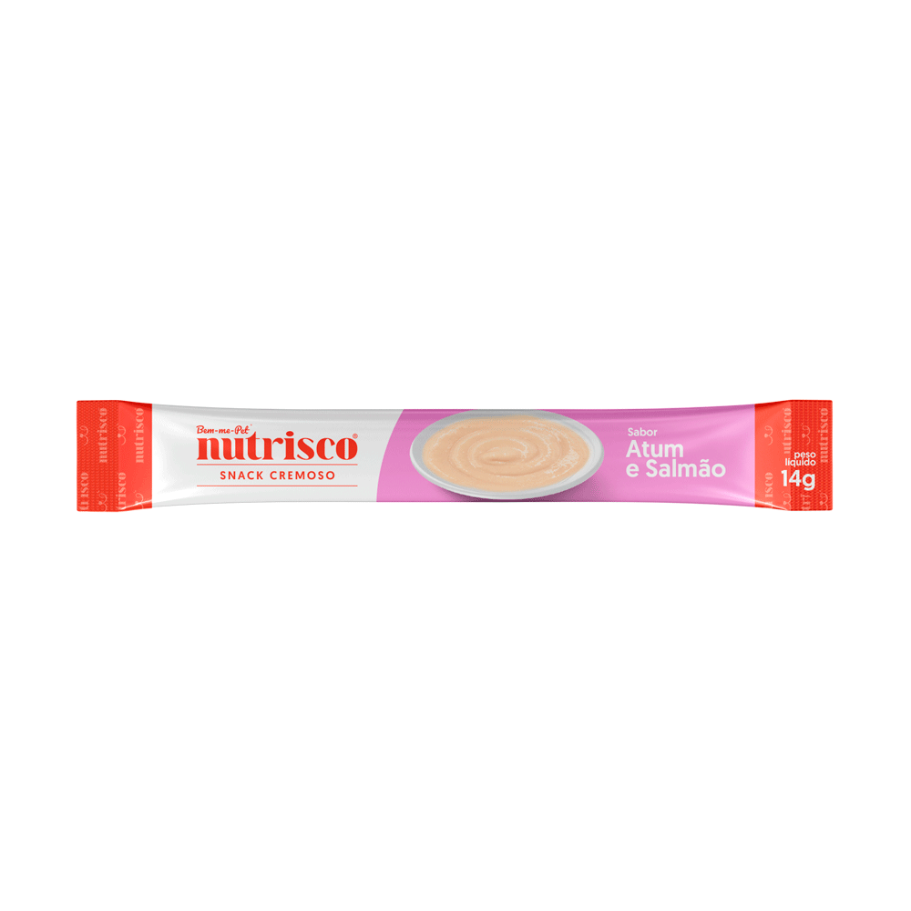 Petisco Cremoso Nutrisco para Gatos Atum e Salmão - Imagem 2