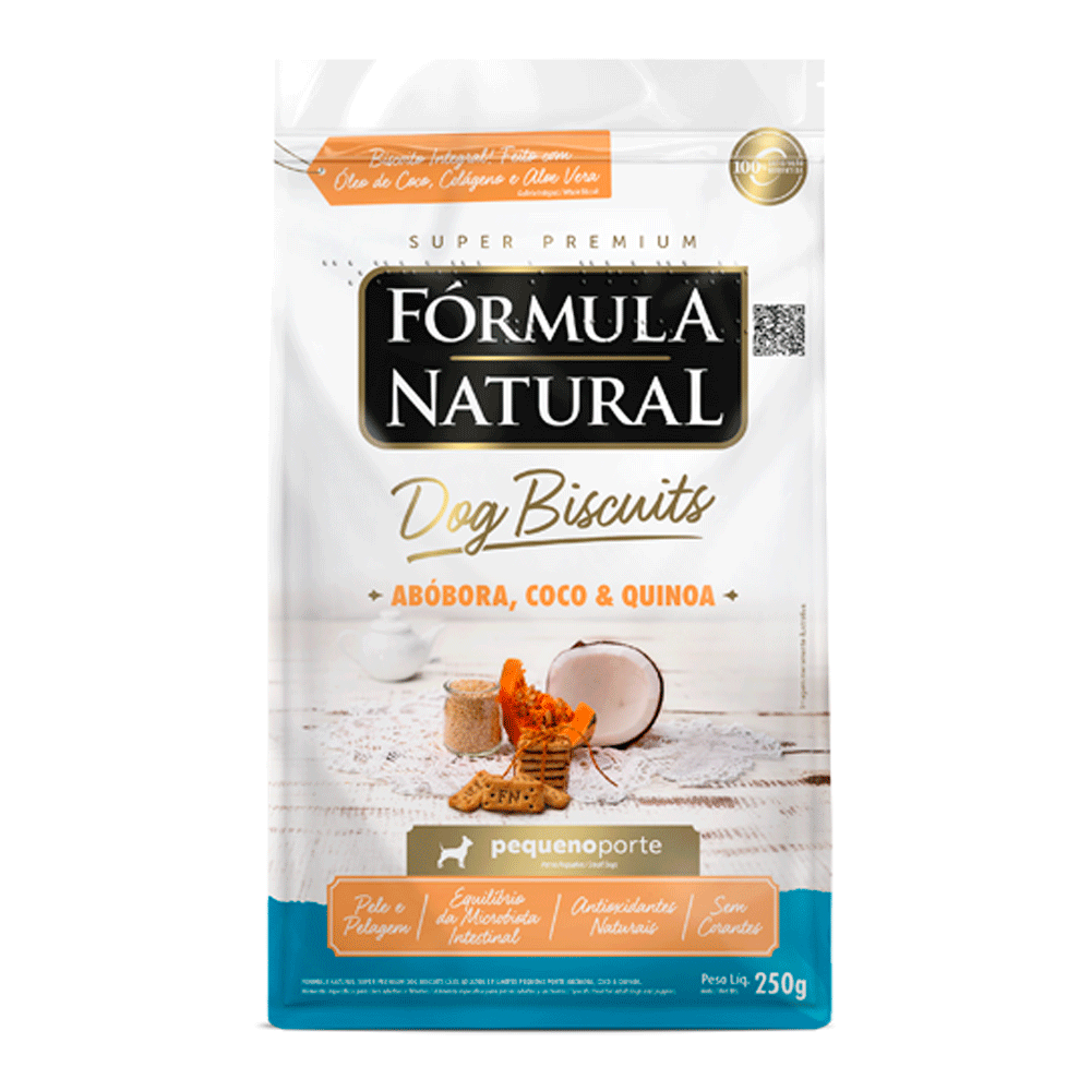 Petisco Fórmula Natural Dog Biscuits Abóbora Cães Adultos Pequeno Porte - Imagem 4