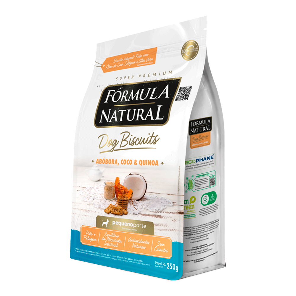 Petisco Fórmula Natural Dog Biscuits Abóbora Cães Adultos Pequeno Porte - Imagem 3