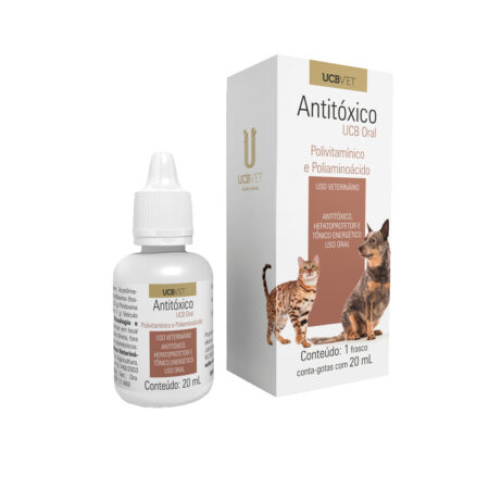 Antitóxico UCB Oral para Cães e Gatos