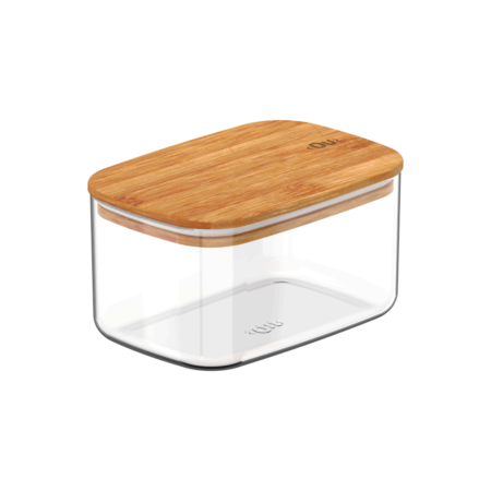 Pote Organizador Hermético Retangular Keep Transparente Ou