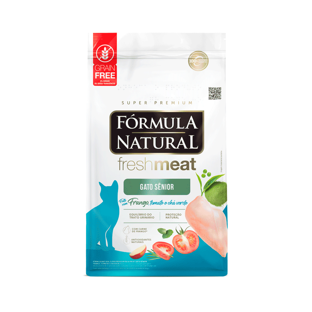 Ração Fórmula Natural Fresh Meat Gatos Sênior Frango - Imagem 5