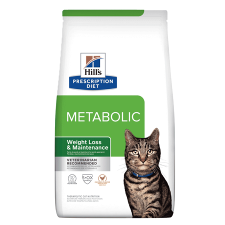Ração Hill's Prescription Diet Metabolic Obesidade Gatos Adultos