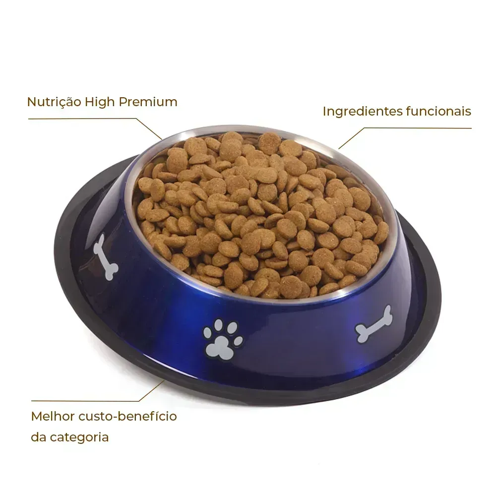 Ração Joy High Premium Cães Adultos Raças Médias e Grandes Frango e Carne - Imagem 15